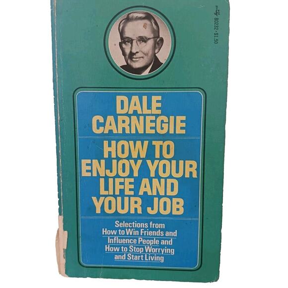 Dale Carnegie How To Enjoy Your Life And Your Job VINTGE 4th EDITION Pocket - Picture 1 of 10